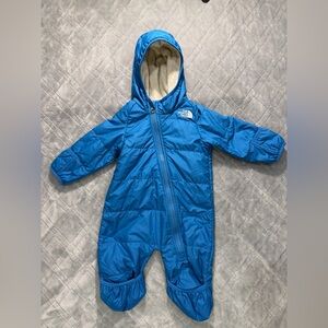 The North Face Bright Blue Infant Insulated One-Piece